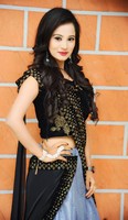 Anusha Rai Black Dress Photos